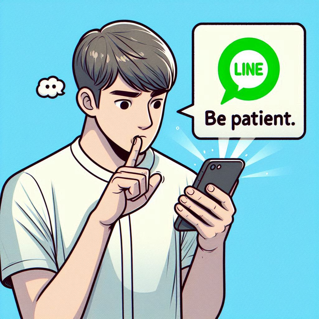 LINEの返信が遅い、返ってこない相手へのアプローチ方法